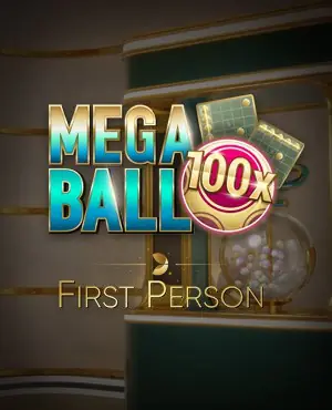 First Person Mega Ball by Evolution at Neptune Play Casino